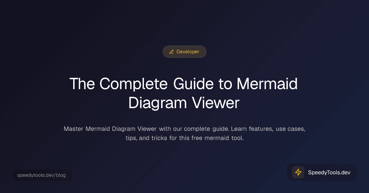 The Complete Guide to Mermaid Diagram Viewer