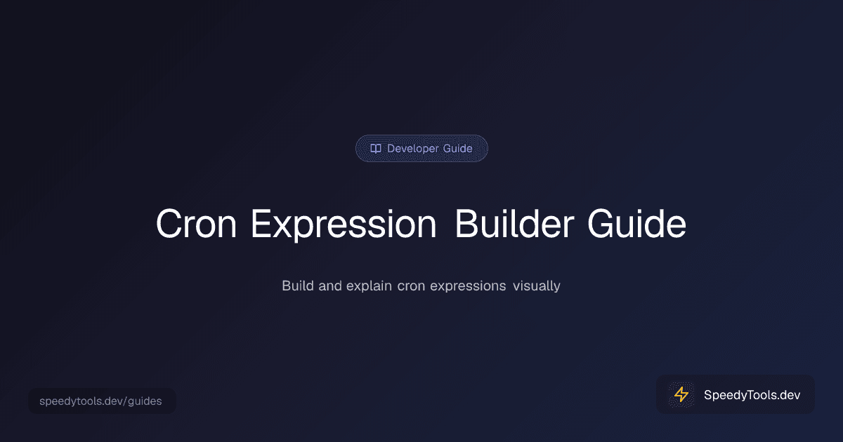 Cron Expression Builder guide