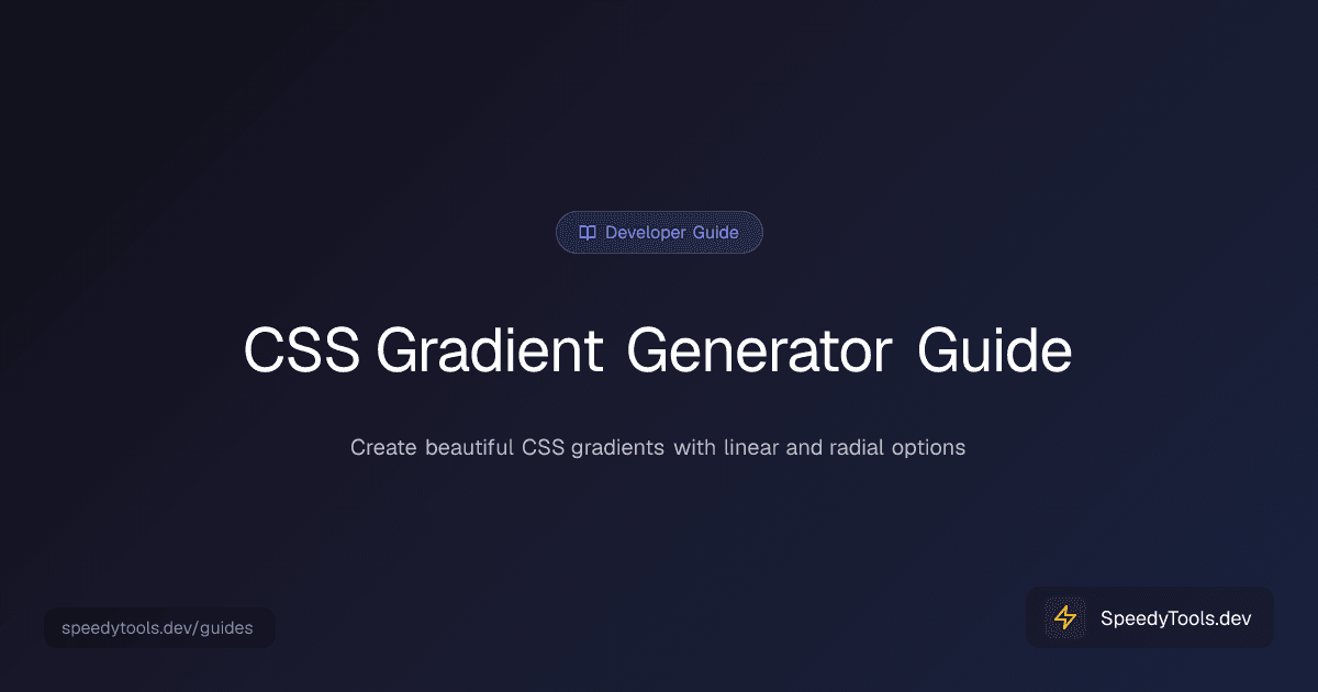 CSS Gradient Generator guide