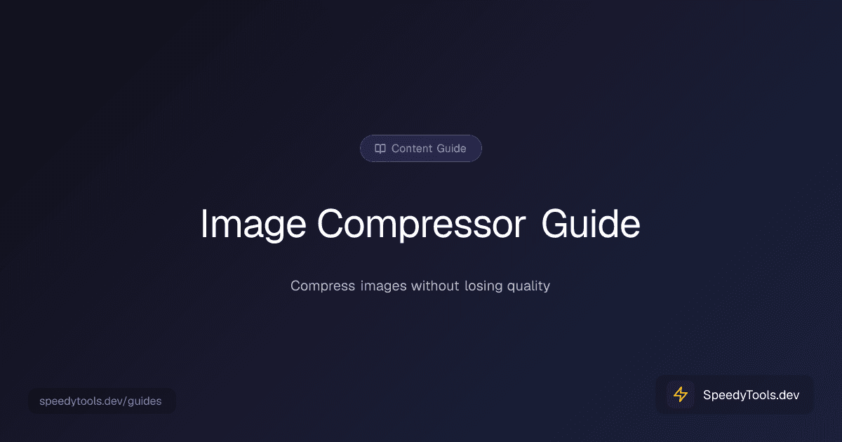 Image Compressor guide
