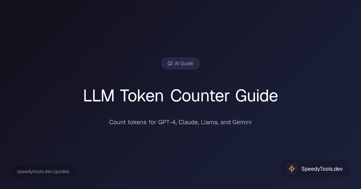 LLM Token Counter guide