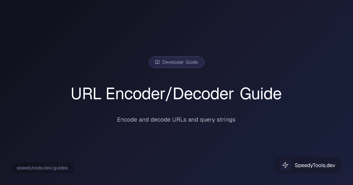 URL Encoder/Decoder guide